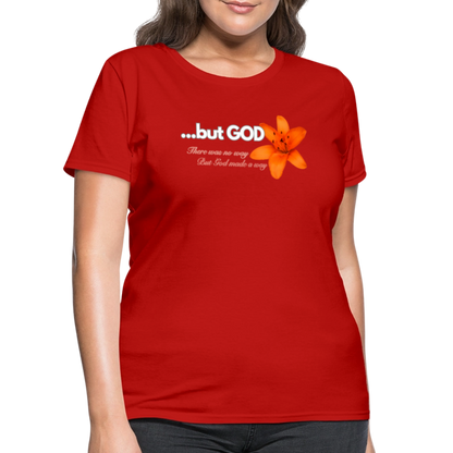 but God T-Shirt - red