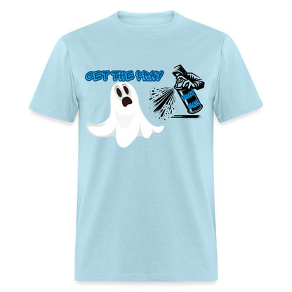 Pray Can T-Shirt - powder blue