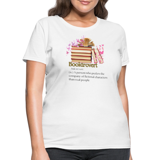 Booktrovert T-Shirt - white