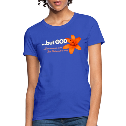 but God T-Shirt - royal blue