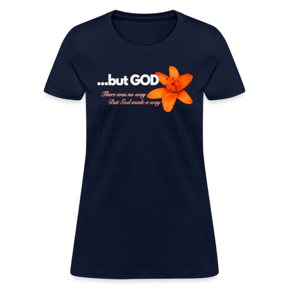 but God T-Shirt - navy
