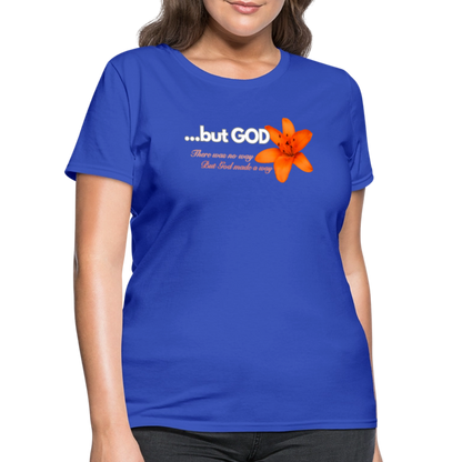 but God T-Shirt - royal blue