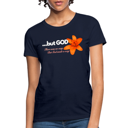 but God T-Shirt - navy