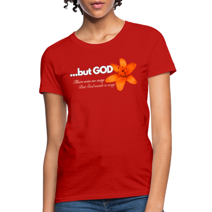 but God T-Shirt - red