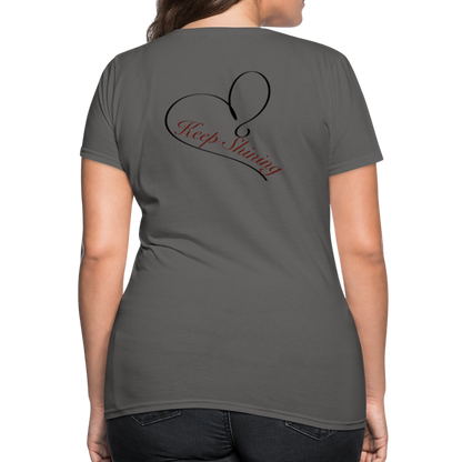 Let Them T-Shirt - charcoal