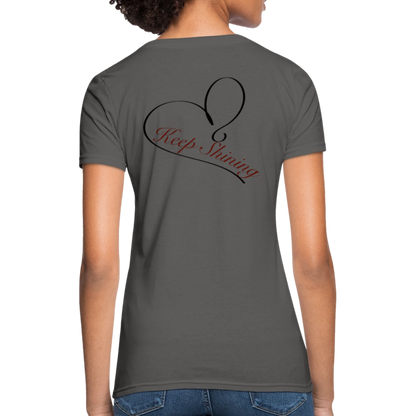 Let Them T-Shirt - charcoal