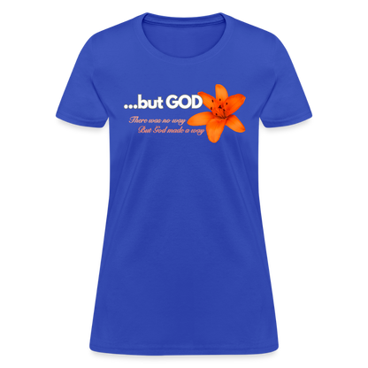 but God T-Shirt - royal blue