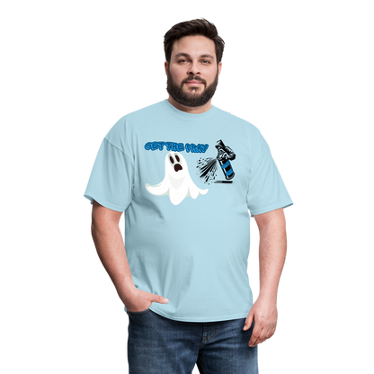 Pray Can T-Shirt - powder blue