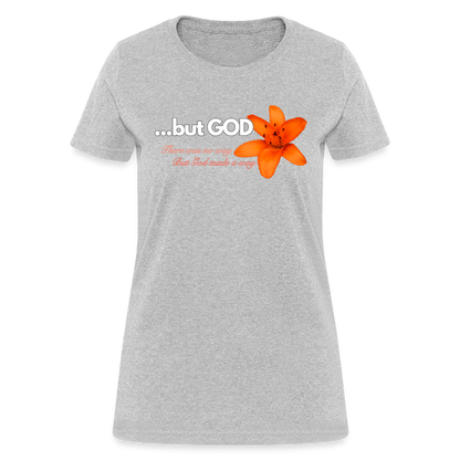 but God T-Shirt - heather gray