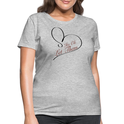 Let Them T-Shirt - heather gray