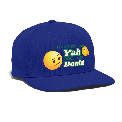Doubt Your Doubt Cap - royal blue