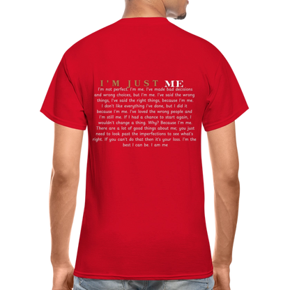 Me Adult T-Shirt - red