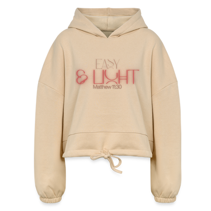 Easy Women’s Cropped Hoodie - nude
