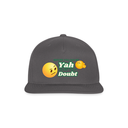 Doubt Your Doubt Cap - dark grey