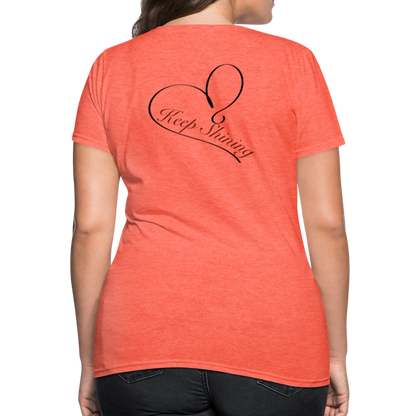 Let Them T-Shirt - heather coral