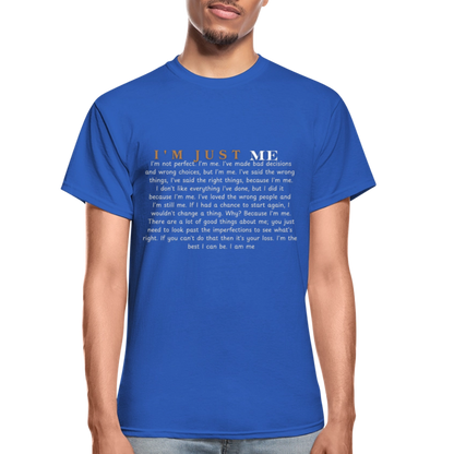 Me Adult T-Shirt - royal blue