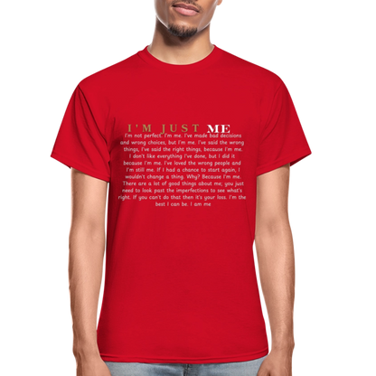 Me Adult T-Shirt - red