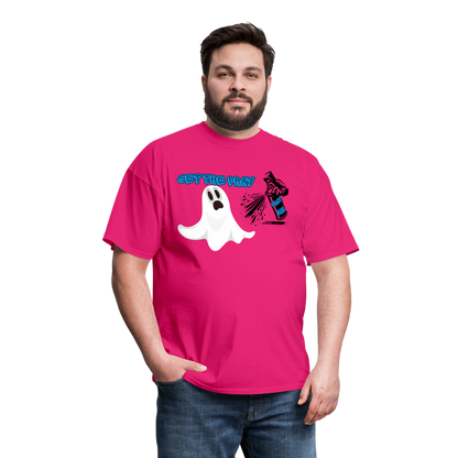 Pray Can T-Shirt - fuchsia