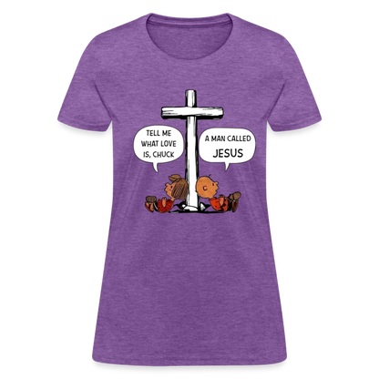 Peanuts T-Shirt - purple heather