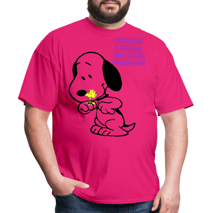 Friend T-Shirt - fuchsia