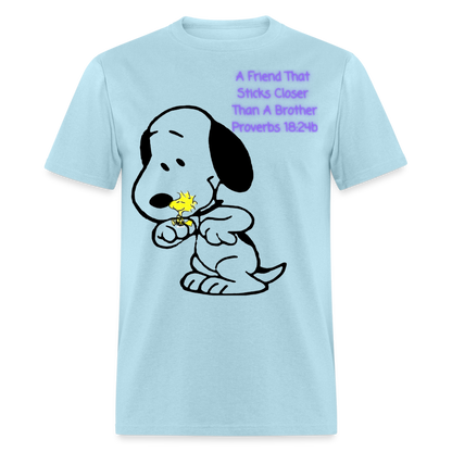 Friend T-Shirt - powder blue