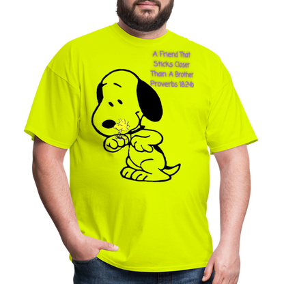 Friend T-Shirt - safety green