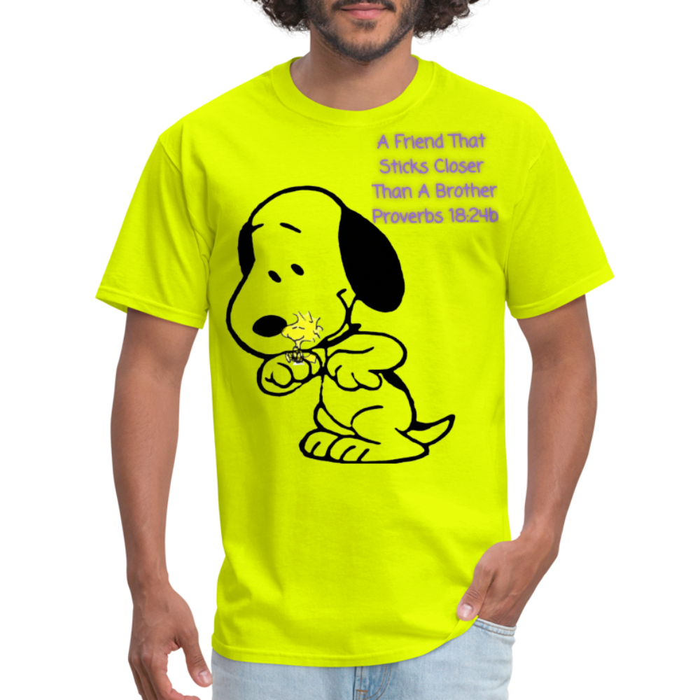 Friend T-Shirt - safety green
