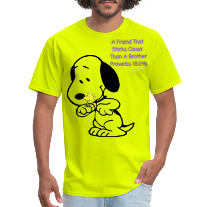 Friend T-Shirt - safety green