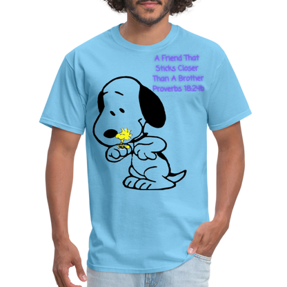 Friend T-Shirt - aquatic blue