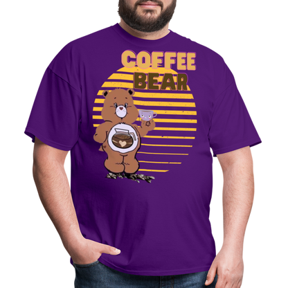Coffee Bear T-Shirt - purple