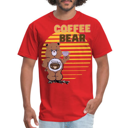 Coffee Bear T-Shirt - red