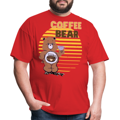 Coffee Bear T-Shirt - red