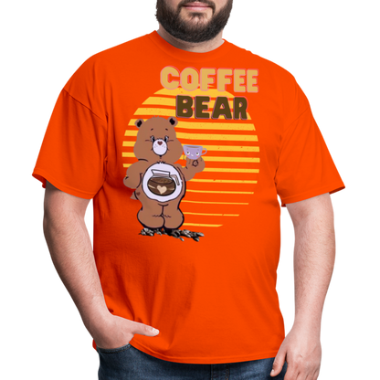 Coffee Bear T-Shirt - orange