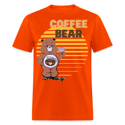 Coffee Bear T-Shirt - orange