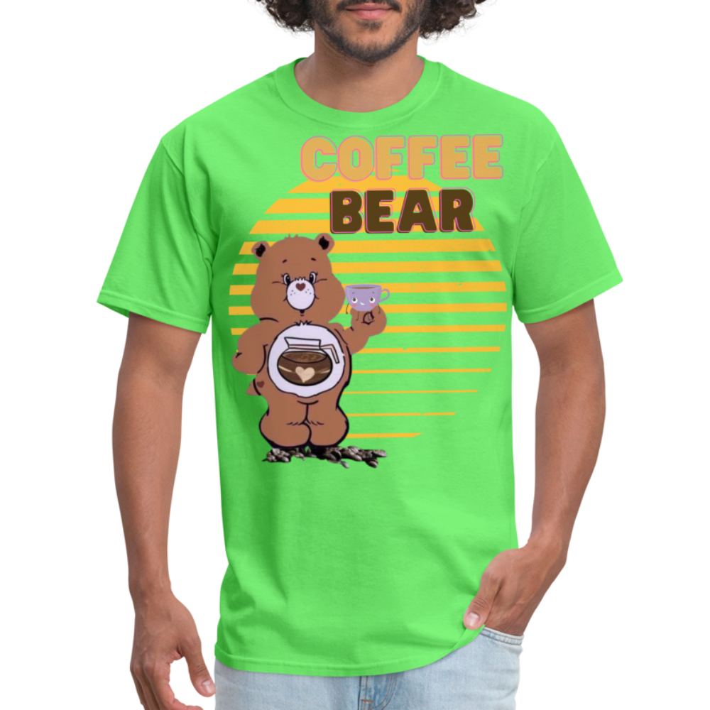 Coffee Bear T-Shirt - kiwi