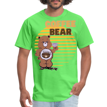 Coffee Bear T-Shirt - kiwi