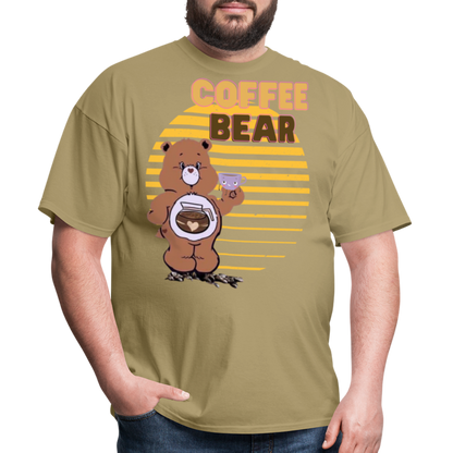Coffee Bear 2 T-Shirt - khaki