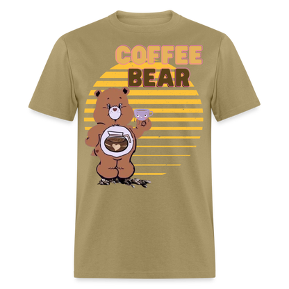 Coffee Bear 2 T-Shirt - khaki
