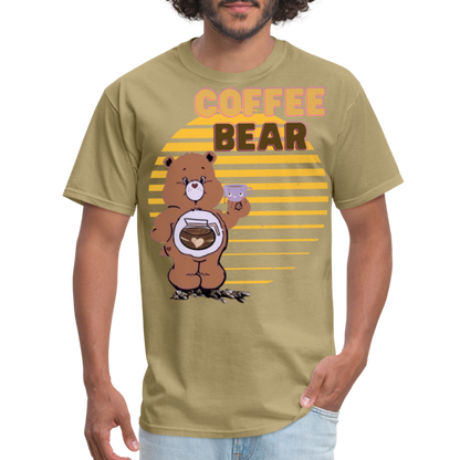 Coffee Bear 2 T-Shirt - khaki