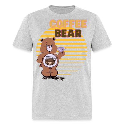 Coffee Bear 2 T-Shirt - heather gray