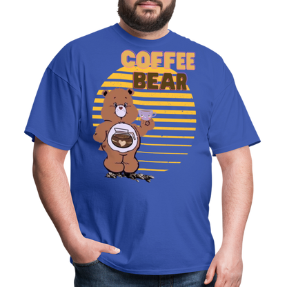 Coffee Bear 2 T-Shirt - royal blue