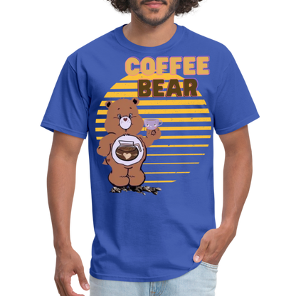 Coffee Bear 2 T-Shirt - royal blue