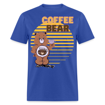 Coffee Bear 2 T-Shirt - royal blue