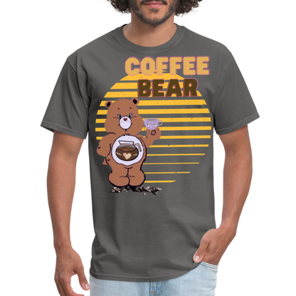 Coffee Bear 2 T-Shirt - charcoal