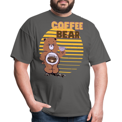 Coffee Bear 2 T-Shirt - charcoal