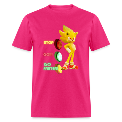 Go Faster T-Shirt - fuchsia