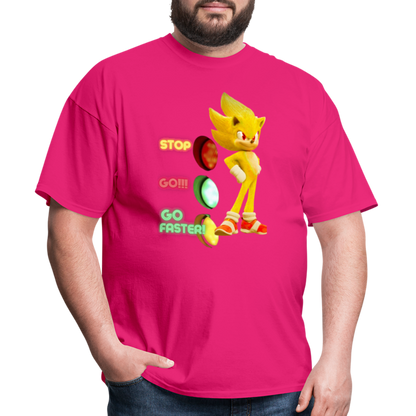 Go Faster T-Shirt - fuchsia