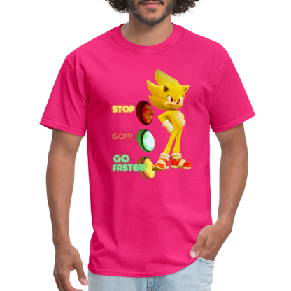 Go Faster T-Shirt - fuchsia