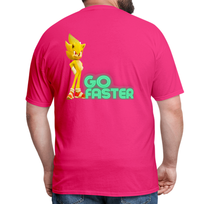 Go Faster T-Shirt - fuchsia