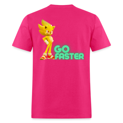 Go Faster T-Shirt - fuchsia